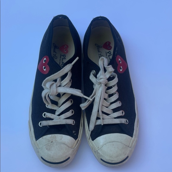 Rare Converse Jack Purcell x Comme Des Garćon Play tennis shoes 7 - Picture 7 of 14